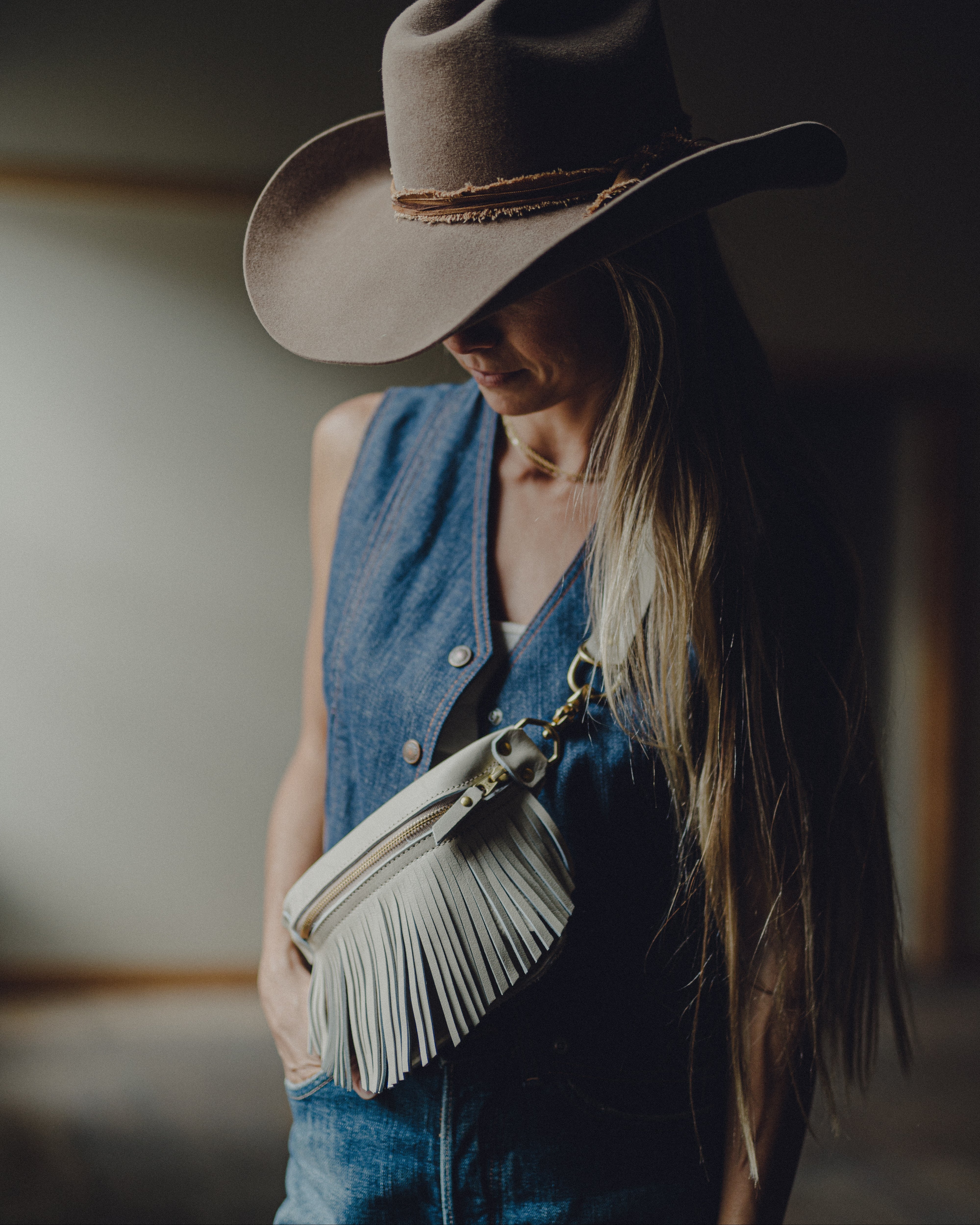 3-Way Fringe Sidekick Leather Belt Bag– Crossbow