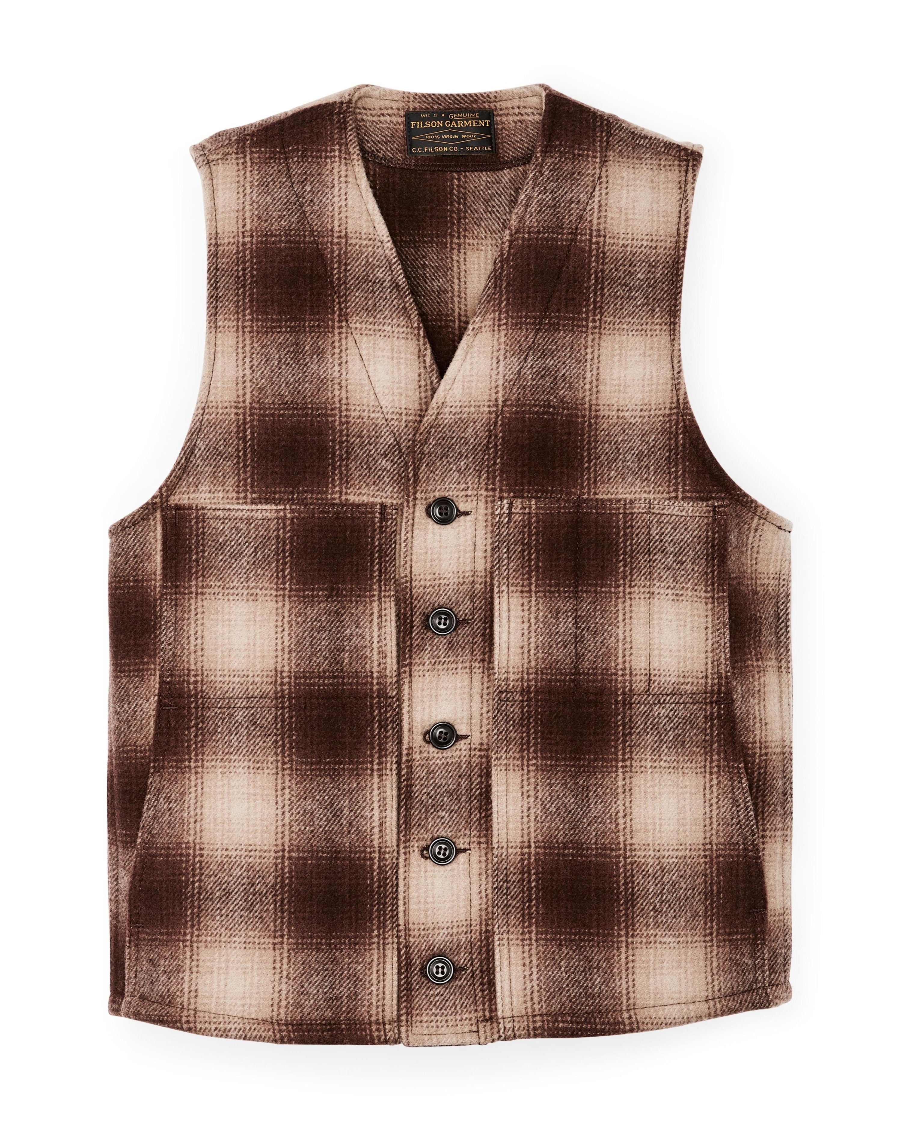 【定番】〈FILSON〉MACKINAW WOOL VEST  アメリカ製 Filson Mackinaw Wool Vest – Old Souls NY