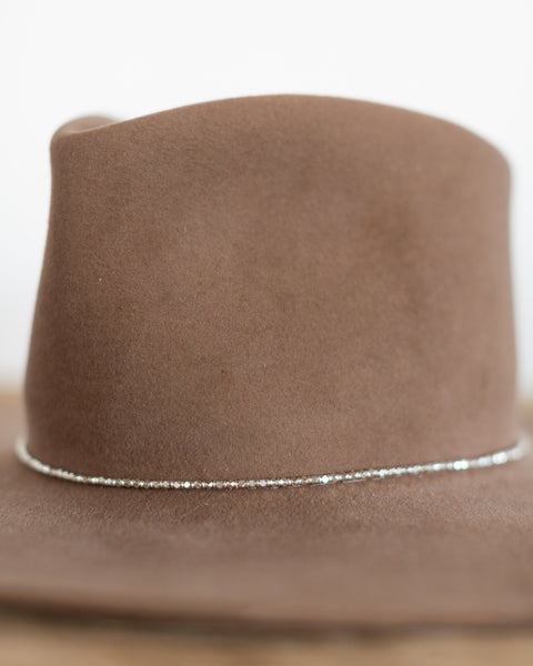 BEADED METAL HAT BAND