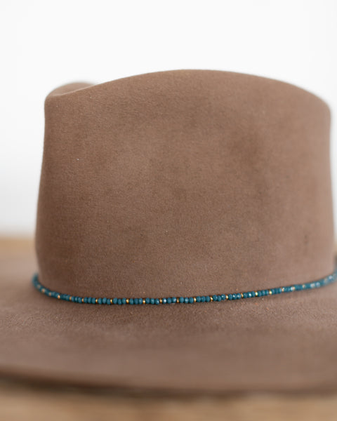 BEADED GLASS HAT BAND