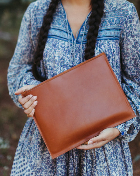 LEATHER LAPTOP CASE