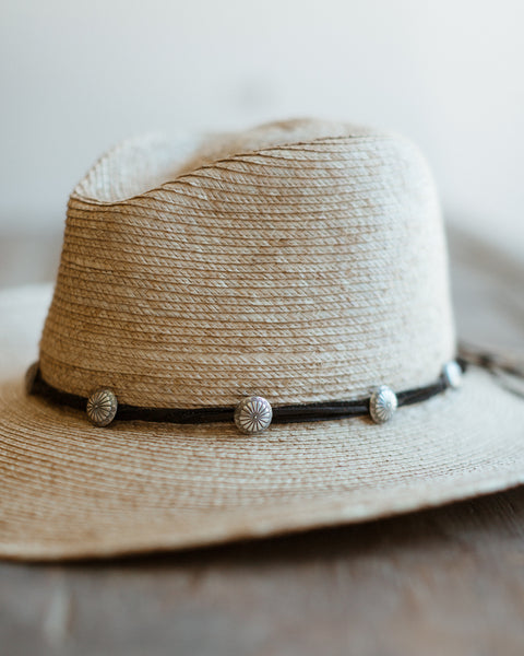 Sunflower Concho Hat Band 5/8"