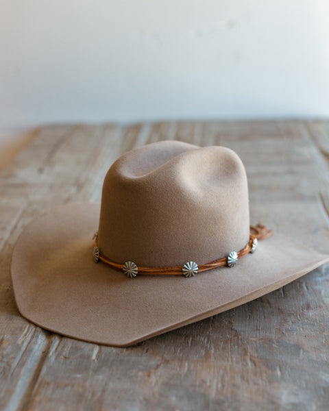 Starburst Concho Hat Band 3/4"