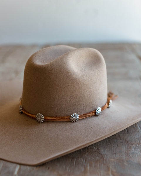 Starburst Concho Hat Band 3/4"