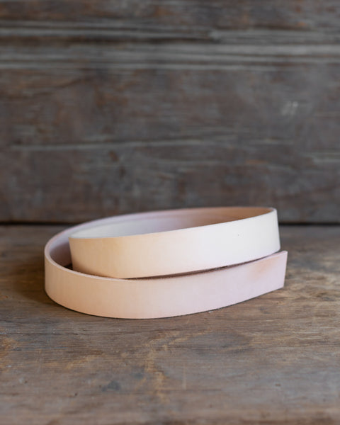 THE BELT BLANK - Veg Tan Latigo