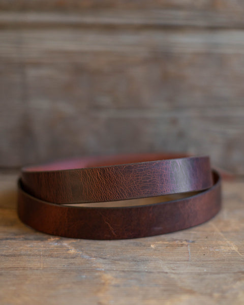 THE BELT BLANK - Dark Cognac Sahara