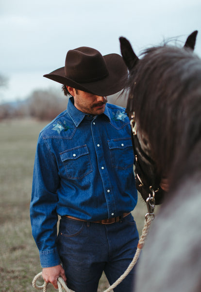 Trillium Denim Snap Shirt