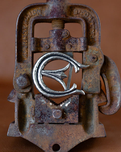 NAJA BELT BUCKLE - Silver Plate