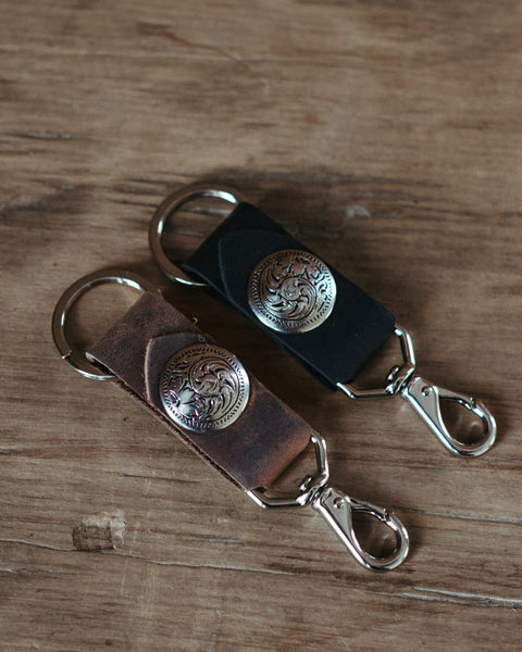 CONCHO CLIP KEYCHAIN