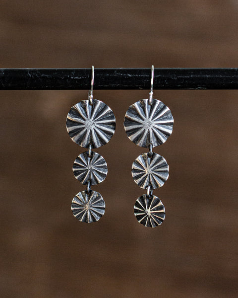 STERLING SPUR EARRING