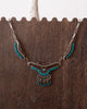 75-Stone Zuni Needle Point Turquoise Necklace - Crossbow