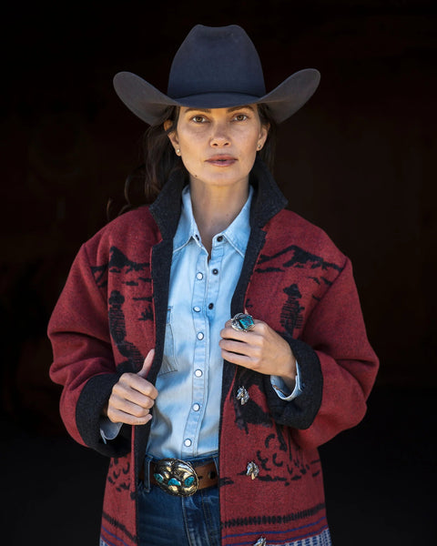 WOMEN'S BLANKET COAT