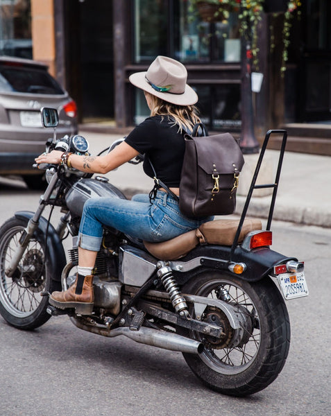 THE RYAN HAND MADE GENUINE LEATHER BACKPACK– Crossbow
