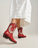 CUTE RED COWGIRL BOOTS