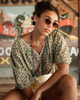 CUTE TOPS FOR WOMEN | JULIETTE FLORAL SOFT LIGHTWEIGHT COTTON BLOUSE