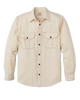 FILSON MENS TWILL COTTON BUTTON UP LONG SLEEVE WESTERN GUIDE SHIRT