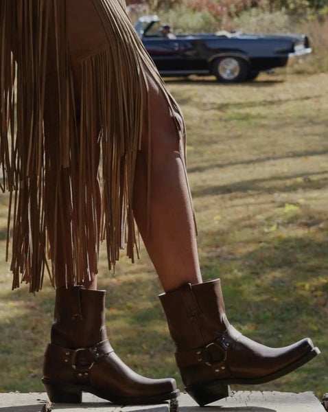 Frye harness 8r womens boots deals