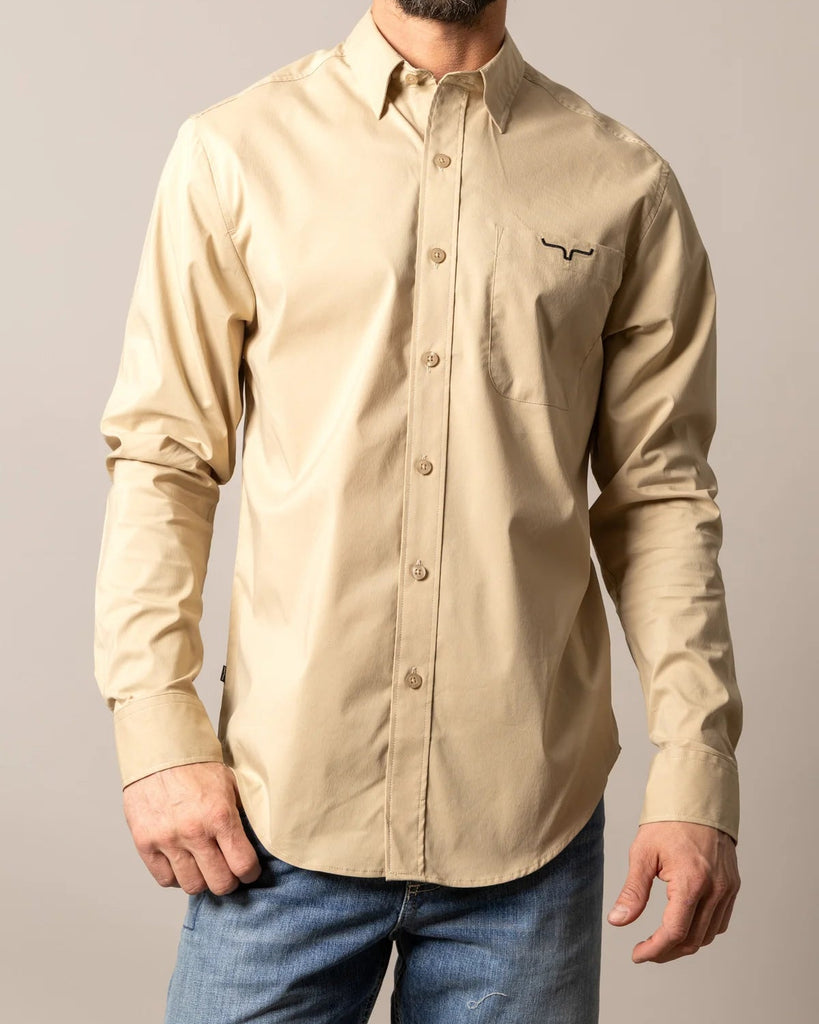 Kimes-Ranch-Team-Khaki-Dress-Shirt-Mens-Button-Down-Cowboy