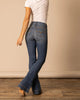 Kimes Ranch Women’s Jennifer Jeans Mid Wash Ultra High Rise Wide Flare Denim