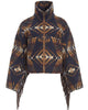 Lindsey Thornburg Mission Trails Cropped Fringe Archer Wool Womens Fringed Jacket