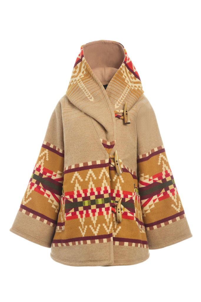 Lindsey Thornburg Wool Cloak With Hood