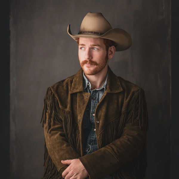 Western 70's Hobo Jacket - Olive