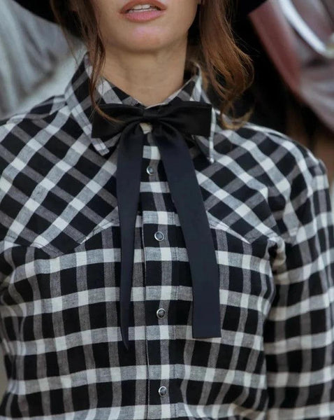LARIAT SATIN RIBBON TIE
