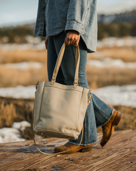 The Kingston Handmade Custom Leather Tote Bag– Crossbow