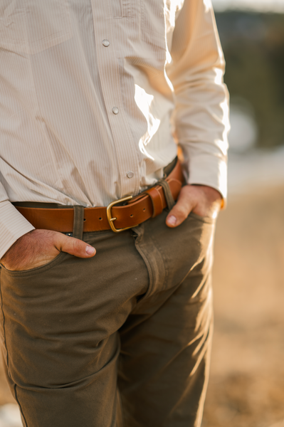 CROSSBOW CUSTOM LEATHER BELT