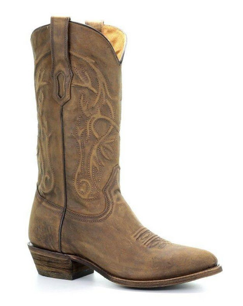 Corral Men's Vintage Golden Embroidery Western Boots