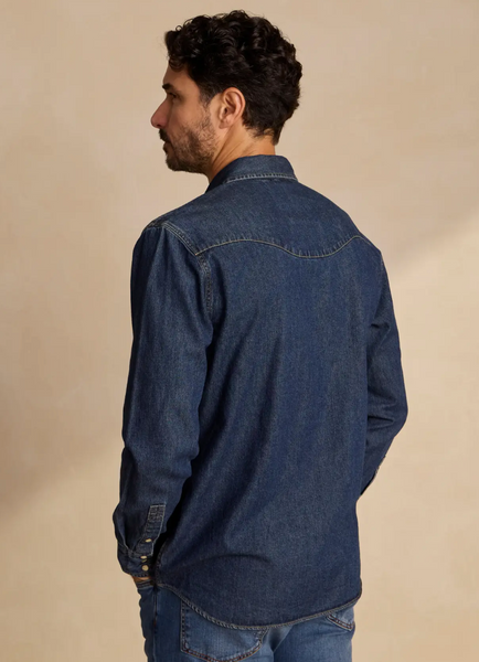 Men's Denim Pearl Snap