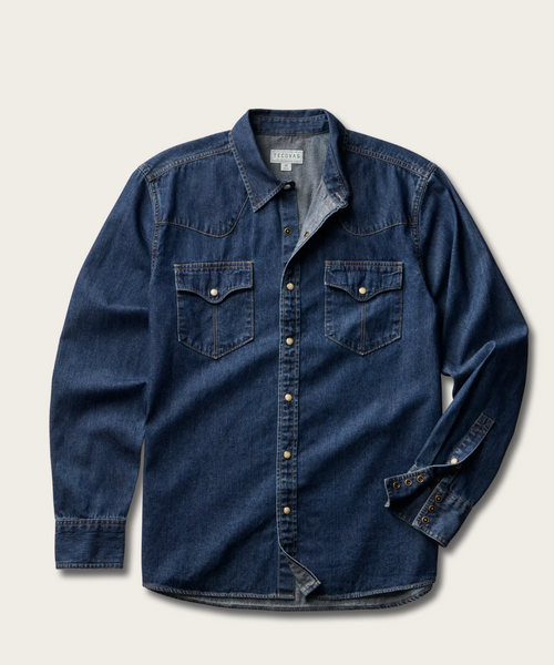 Men's Denim Pearl Snap