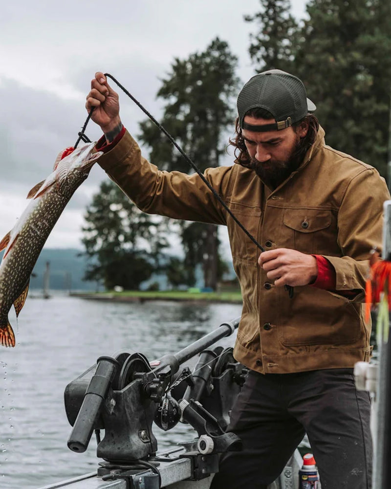 FILSON TIN CLOTH SHORT LINED CRUISER JACKET
