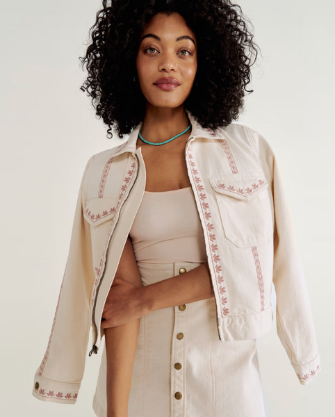 WOMEN'S EMBROIDERED MECHANIC'S JACKET - XS