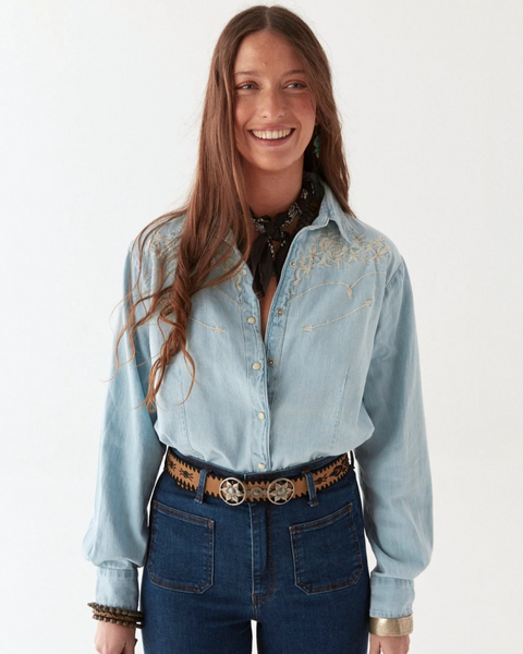 TEXAS SUN-AUSTIN BLOUSE - XS