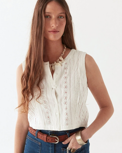 CAPRI-FRANCESCA BLOUSE - XS