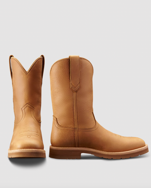 THE RUGGED SQUARE TOE - Cashew