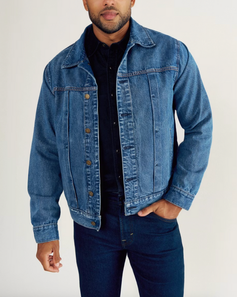 Men's Denim Ranch Hand Trucker Jacket