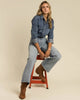 The Yoakam Pearl Snap Women's Western Denim Shirt 