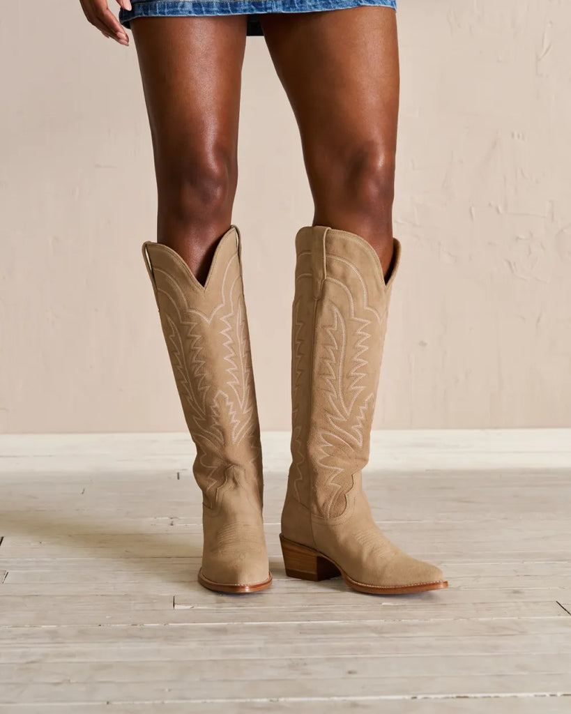 WOMEN'S WESTERN TECOVAS COWBOY BOOTS | THE ABBY SUEDE, NAVY WOMEN'S WESTERN TECOVAS COWBOY BOOTS | THE ABBY SUEDE, NAVY