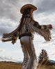 Womens Wool Fringed Winter Jacket