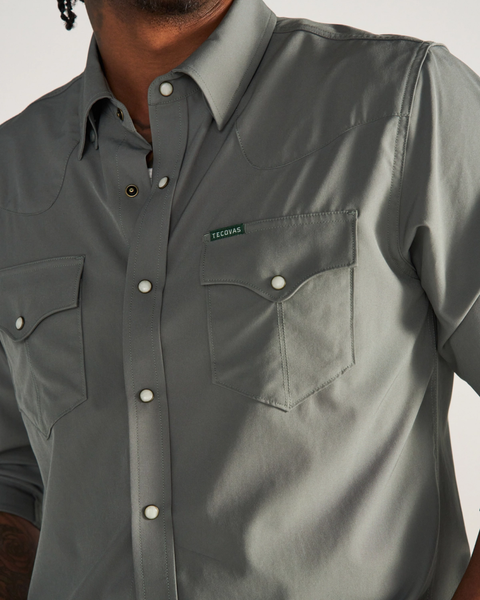 MEN'S PERFORMANCE WESTERN PEARL SNAP - Cactus