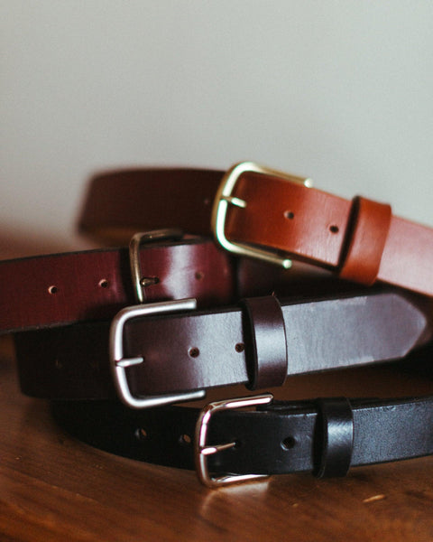 CROSSBOW CUSTOM LEATHER BELT (NARROW)