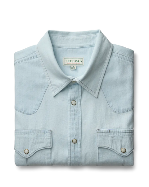 Men's Denim Pearl Snap