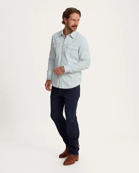 Men's Denim Pearl Snap