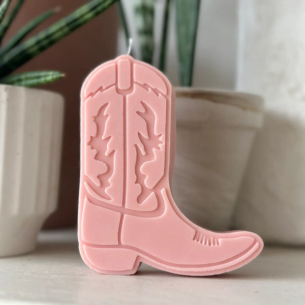 Cowboy Boot Candle