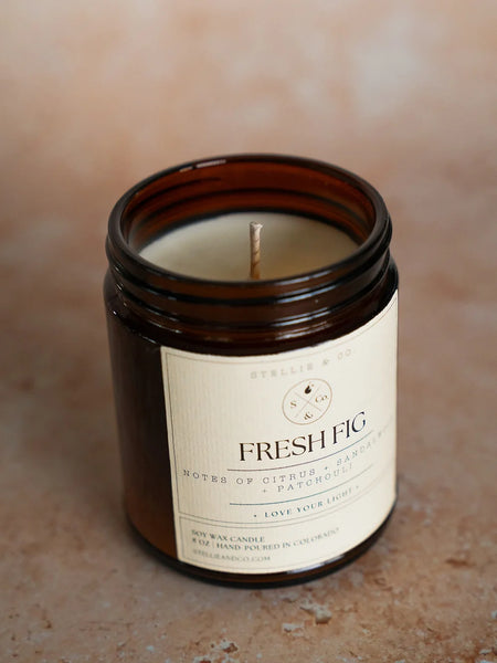 Fresh Fig Soy Wax Candle 8oz