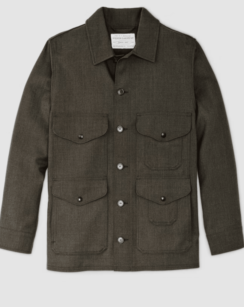 FILSON FORESTRY CLOTH CRUISER JACKET - Crossbow