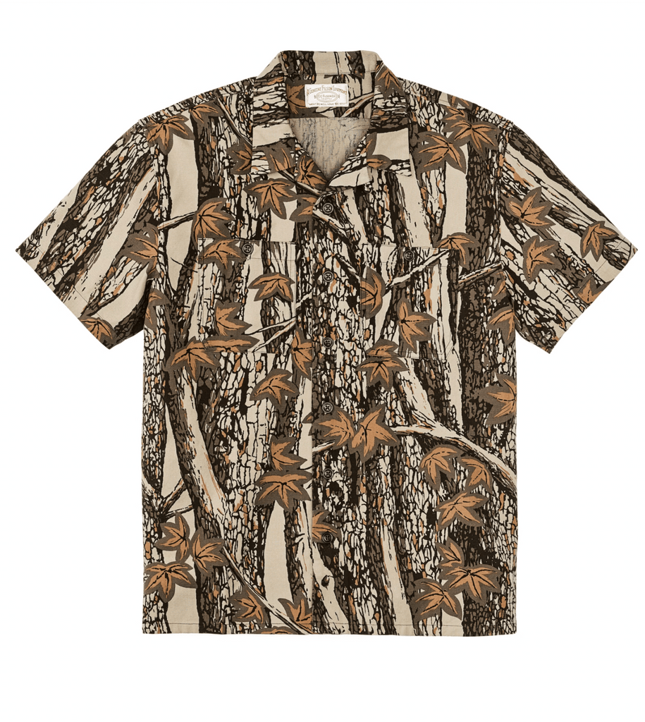 MASU VICK CAMO RIBBON SHIRT - BROWN Milterra-Irish Coffee And MASU VICK CAMO RIBBON SHIRT - BROWN Milterra-Irish Coffee And