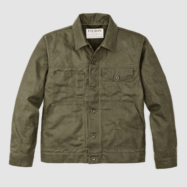 FILSON TIN CLOTH SHORT LINED CRUISER JACKET - Crossbow